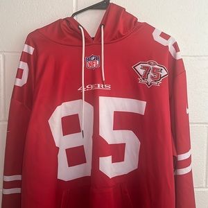 Red Kittle 49ers sweatshirt